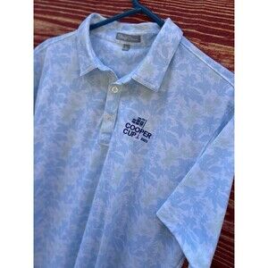 Straight Down Polo Shirt Mens Large Cooper Cup Golf Performance  Featherweight